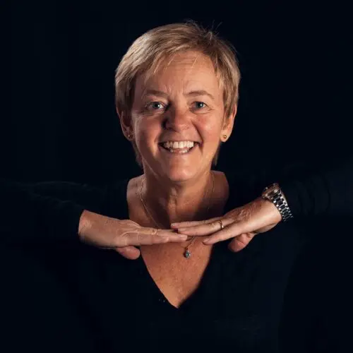 Anett Refseth, projektets producent och pådrivare på Café Berlin