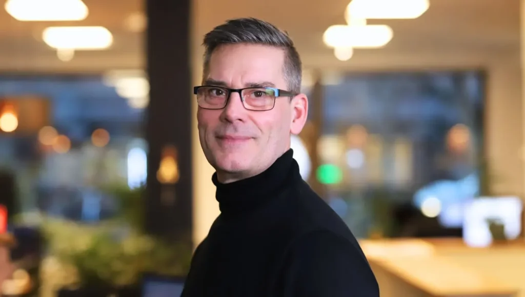 VD Peter Malmberg på WordPress-webbyråns kontor i Karlstad