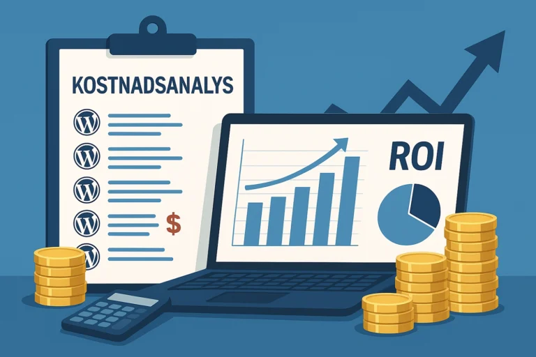 WordPress multisite - kostnadsanalys ROI
